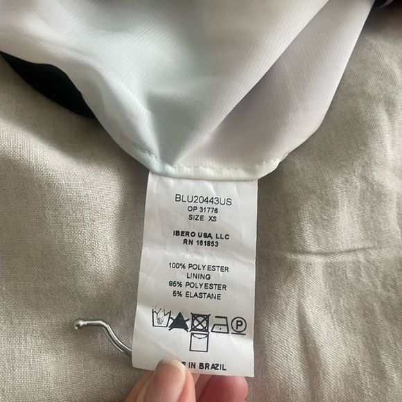 PatBo off the shoulder multicoloured printed ruffled blouse xs - Picture 5 of 5